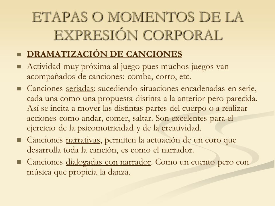 Que es la actividad de expresion corporal
